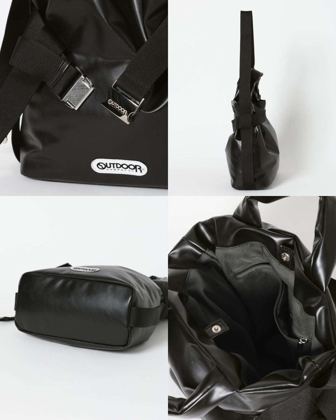 美國|OUTDOOR PRODUCTS × HEREIAM 獨家聯名款 2WAY腰帶托特包/ 水桶包 皮革款
