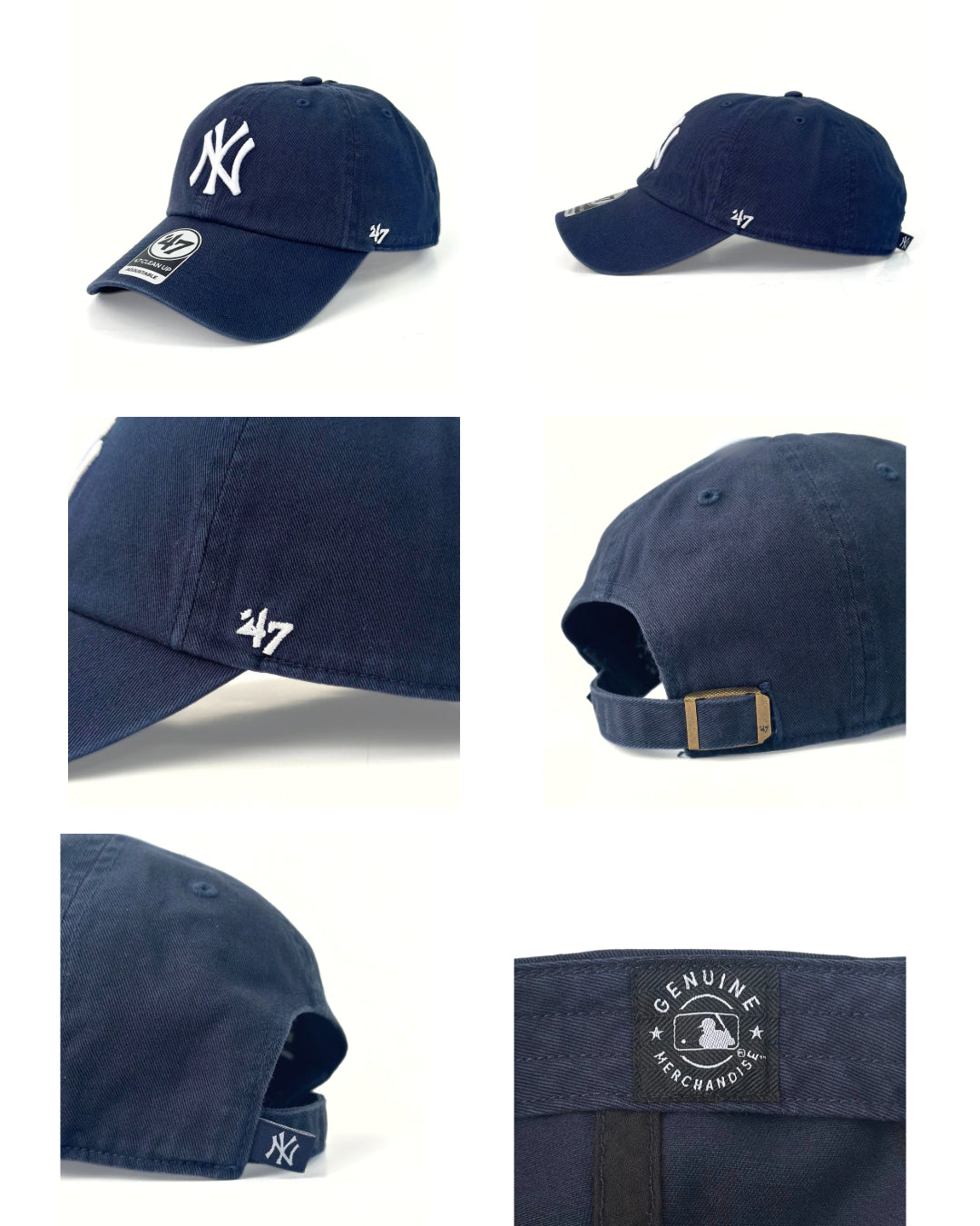 美國｜47 Brand CLEAN UP 棒球帽 MLB職棒大聯盟 洋基 道奇 共三色