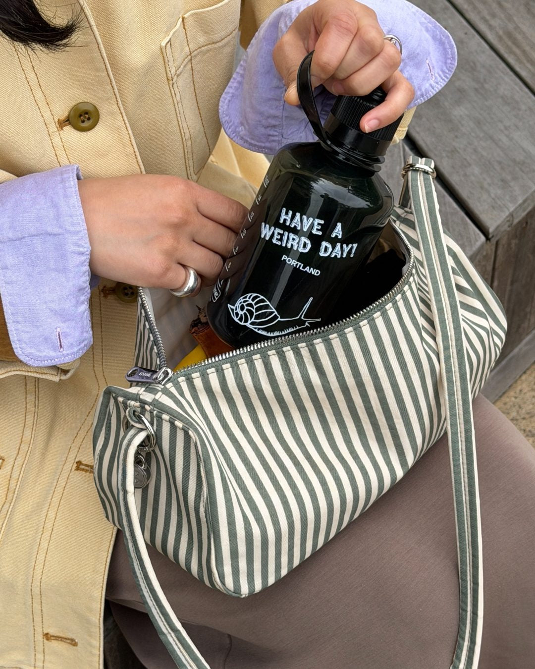 美國｜BAGGU Nylon Loaf Bag 吐司包 / 肩背包/ 輕量包 共四色