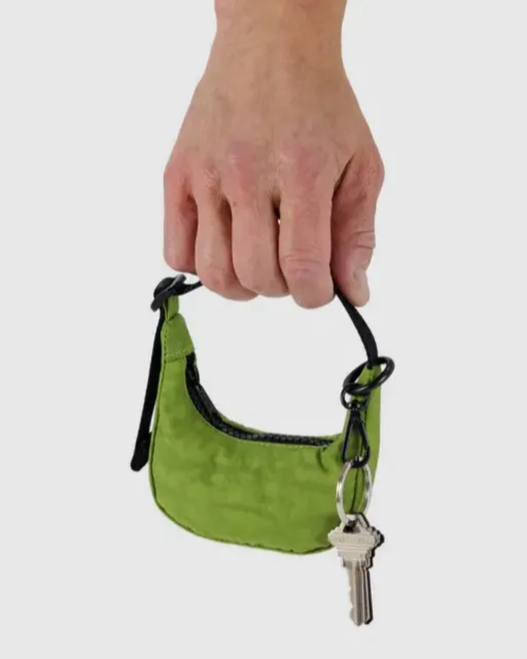 美國｜BAGGU Crescent Bag Charm 迷你彎月包 / 鑰匙包吊飾 共三色
