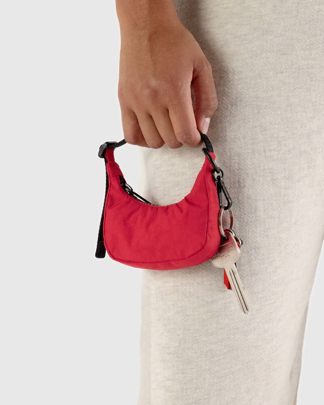 美國｜BAGGU Crescent Bag Charm 迷你彎月包 / 鑰匙包吊飾 共三色