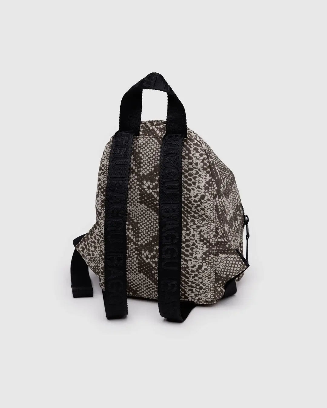 美國｜BAGGU Mini Nylon Backpack 迷你尼龍後背包 蛇紋