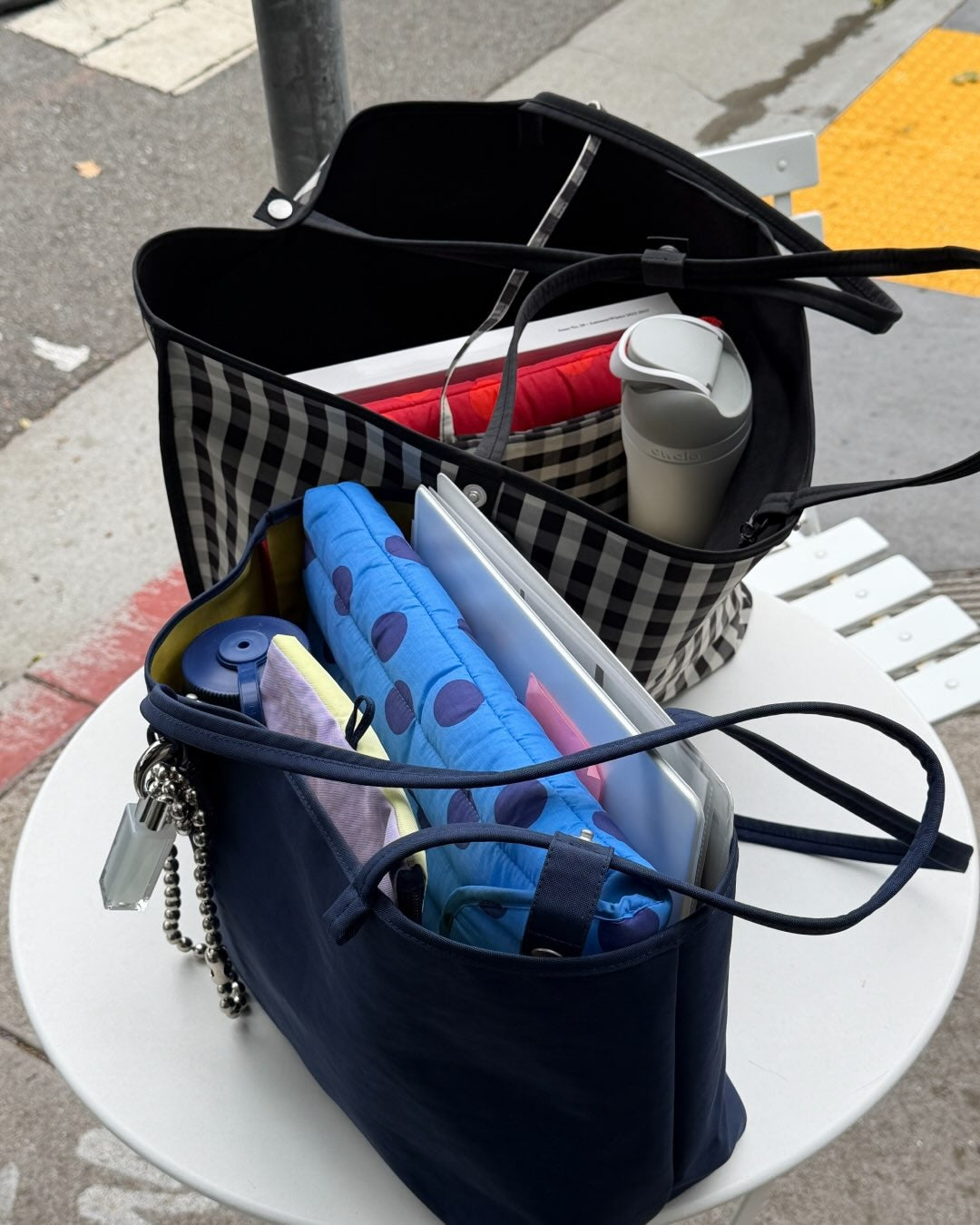 美國｜BAGGU Nylon Reversible Tote 雙面托特包 / 肩背包/ 子母包 M Size 共三色