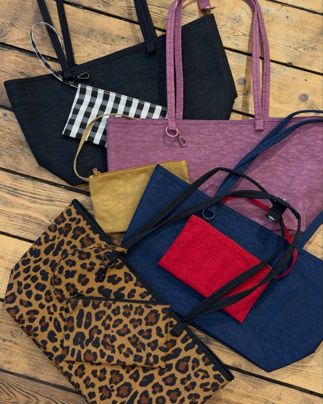 美國｜BAGGU Nylon Reversible Tote 雙面托特包 / 肩背包/ 子母包 M Size 共三色