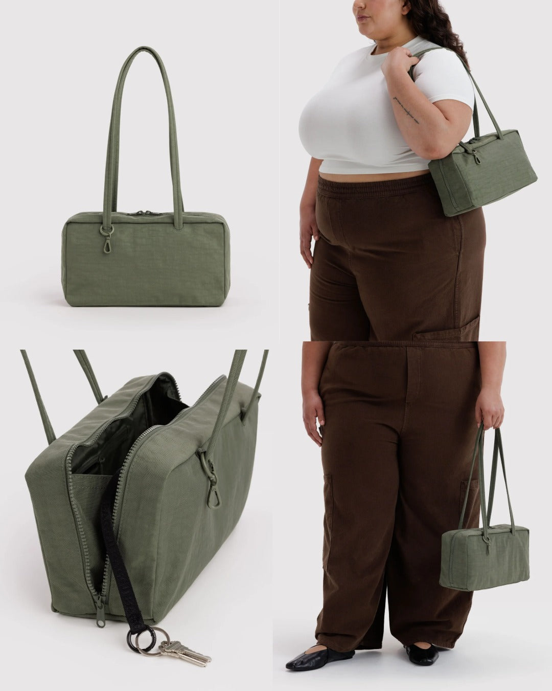 美國｜BAGGU Nylon Bowler Bag 保齡球包 / 波士頓包 / 輕量包 共八色