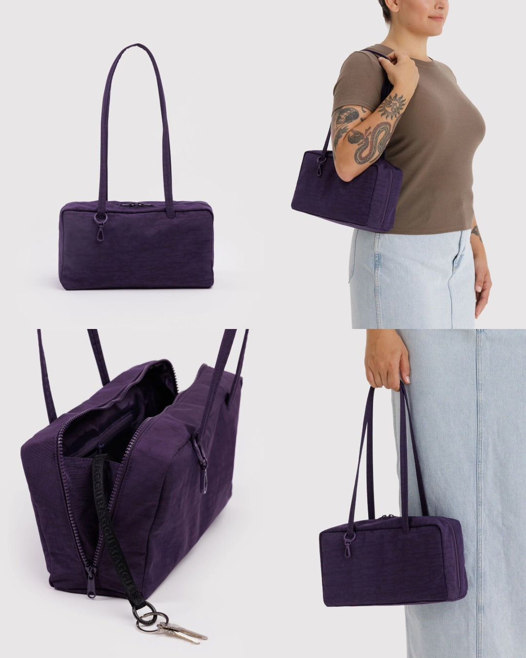 美國｜BAGGU Nylon Bowler Bag 保齡球包 / 波士頓包 / 輕量包 共六色