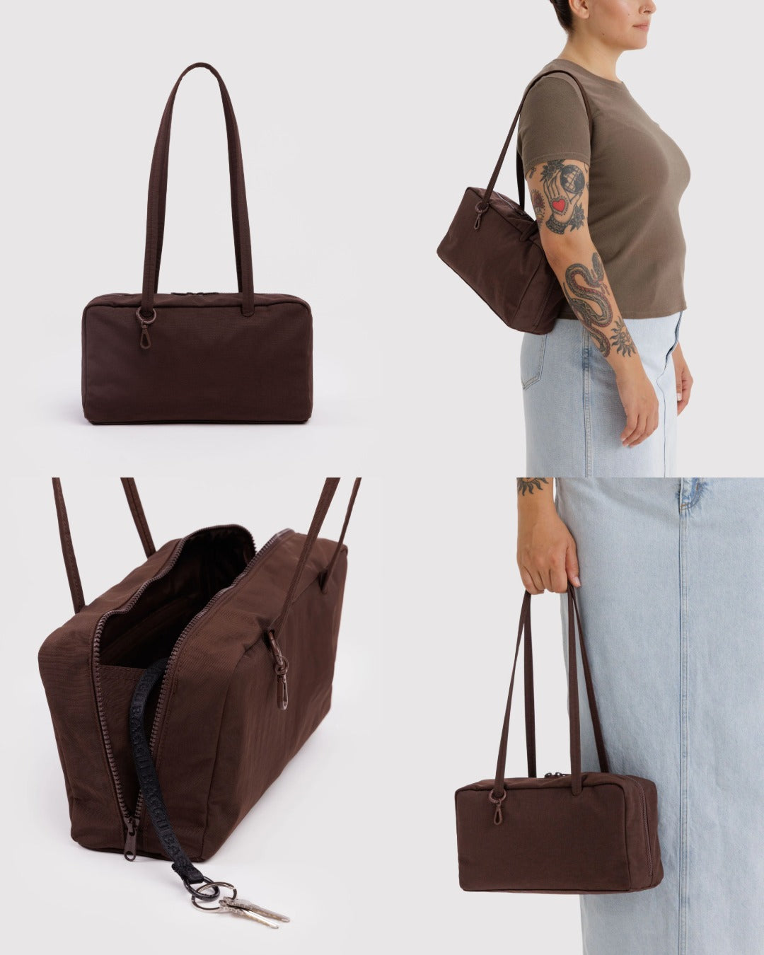 美國｜BAGGU Nylon Bowler Bag 保齡球包 / 波士頓包 / 輕量包 共六色