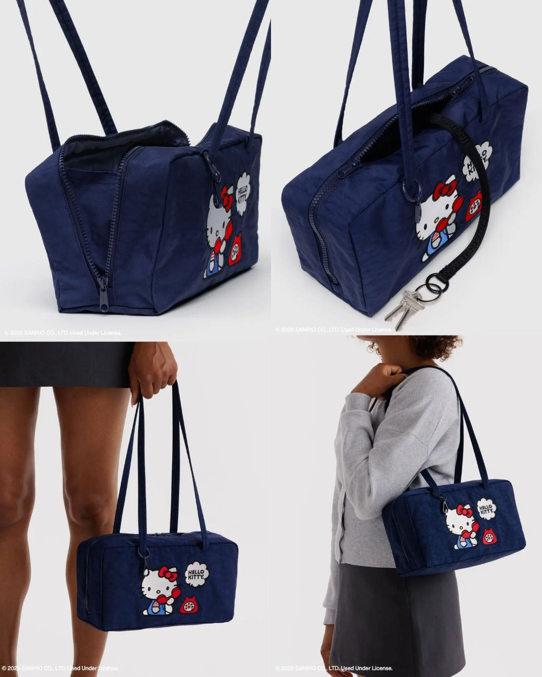 美國｜BAGGU x HELLO KITTY 三麗鷗聯名系列 保齡球包 / 彎月包 / 肩背包 / 環保購物袋 共五款