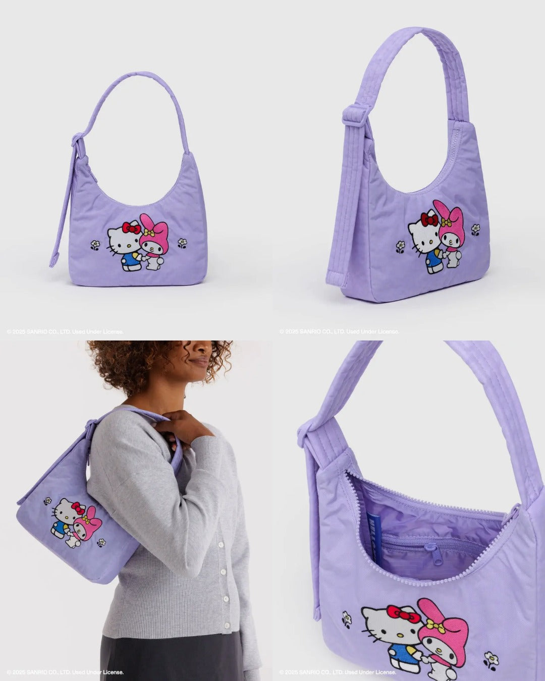 美國｜BAGGU x HELLO KITTY 三麗鷗聯名系列 保齡球包 / 彎月包 / 肩背包 / 環保購物袋 共五款