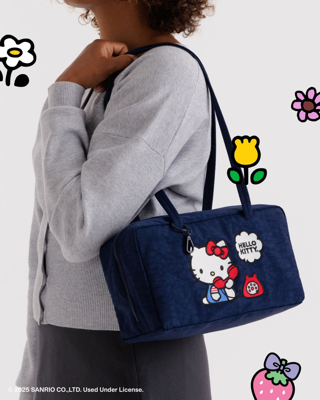 美國｜BAGGU x HELLO KITTY 三麗鷗聯名系列 保齡球包 / 彎月包 / 肩背包 / 環保購物袋 共五款