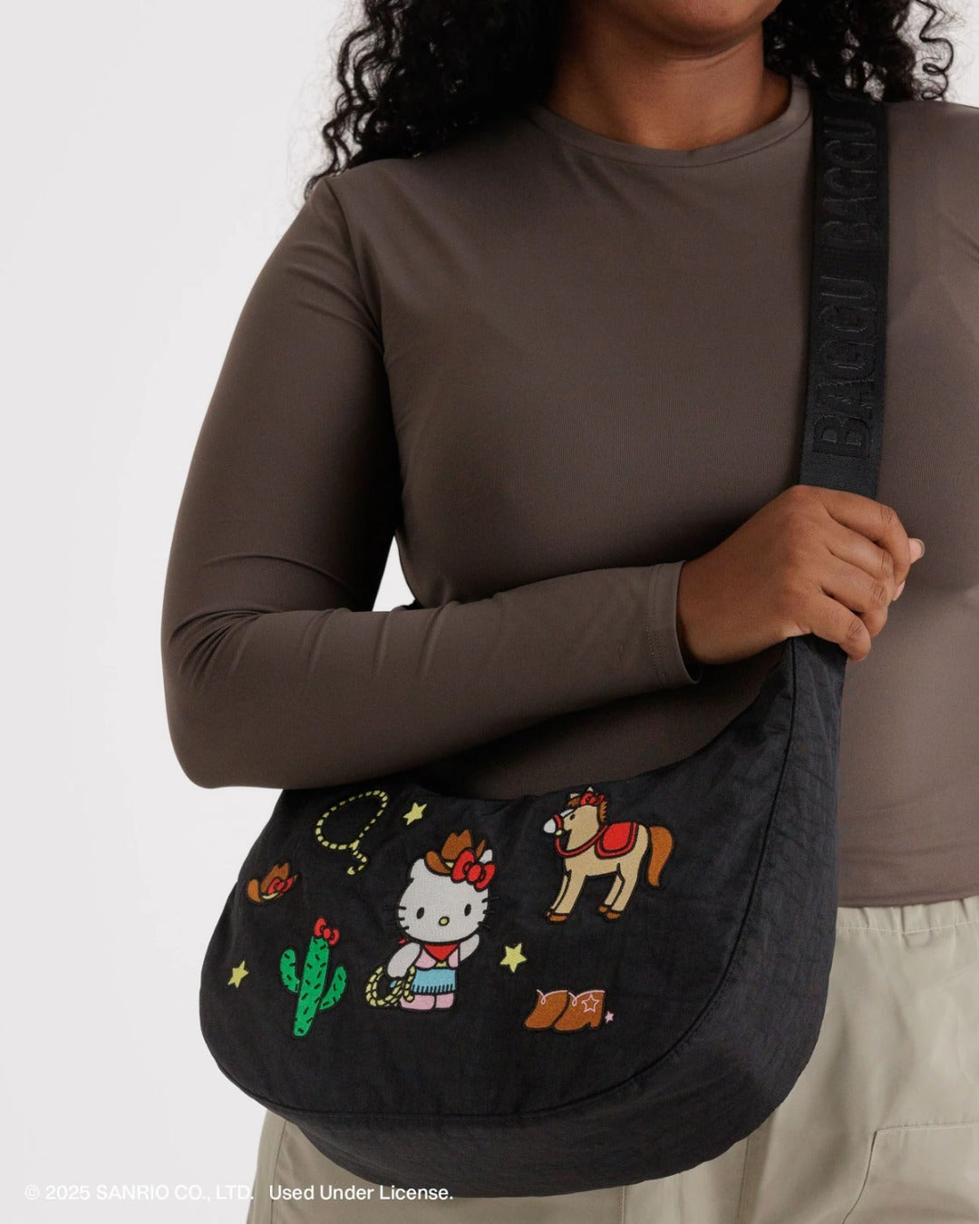 美國｜BAGGU x HELLO KITTY 三麗鷗聯名系列 保齡球包 / 彎月包 / 肩背包 / 環保購物袋 共五款