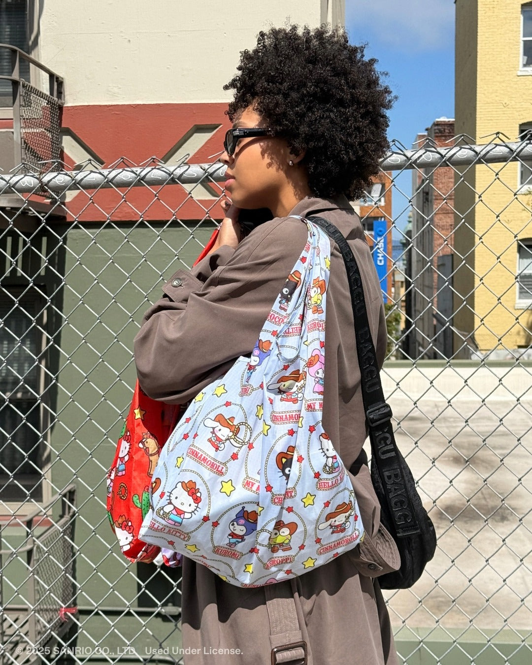 美國｜BAGGU x HELLO KITTY 三麗鷗聯名系列 保齡球包 / 彎月包 / 肩背包 / 環保購物袋 共五款