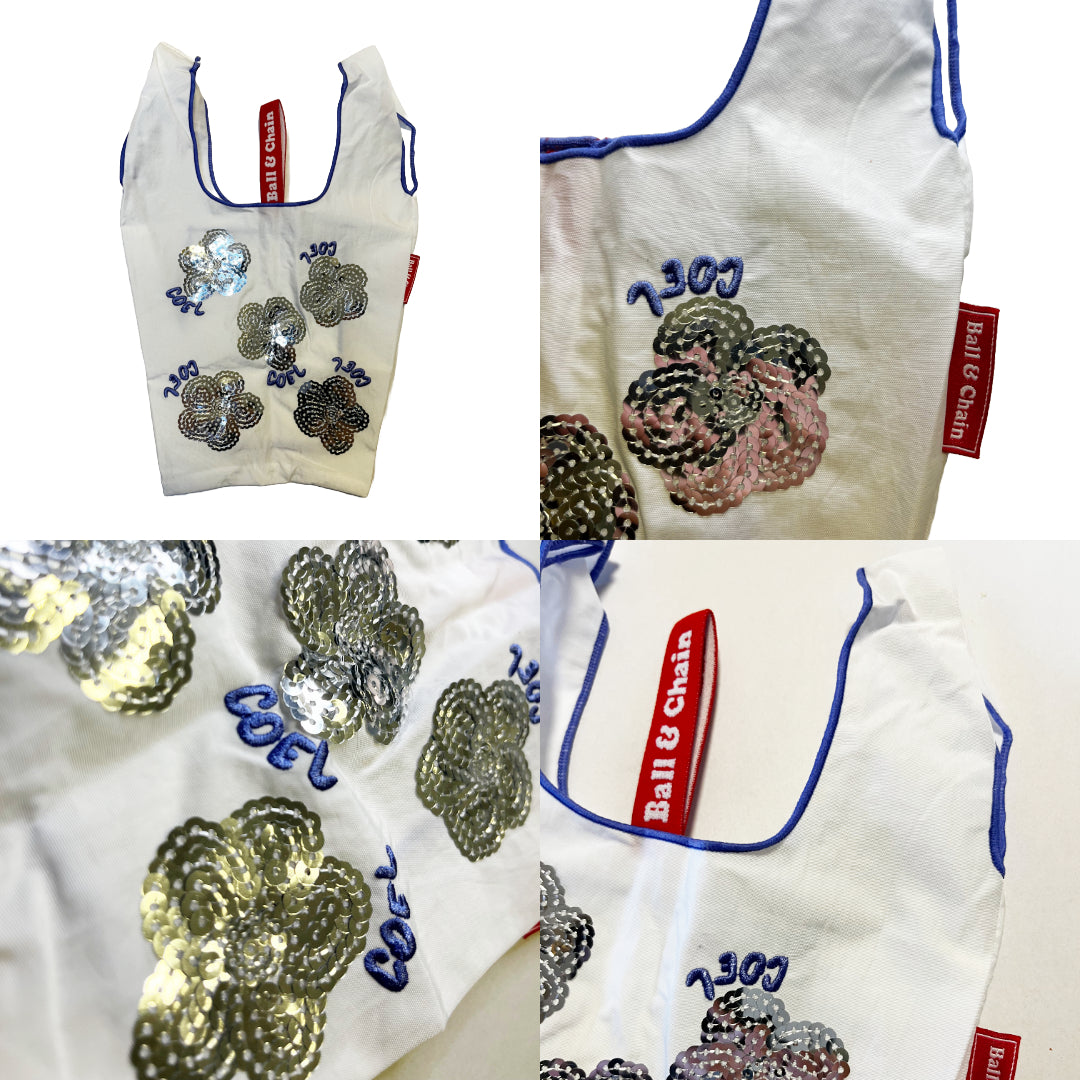 日本｜Ball&Chain 刺繡環保購物袋 藝術家聯名款 S Size 共三款