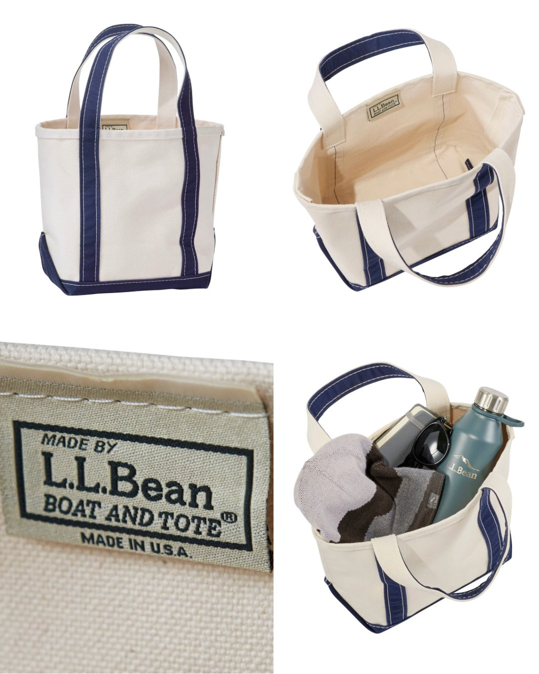 美國｜L.L.Bean Boat and Tote 24oz厚磅帆布托特包 S Size 共四色