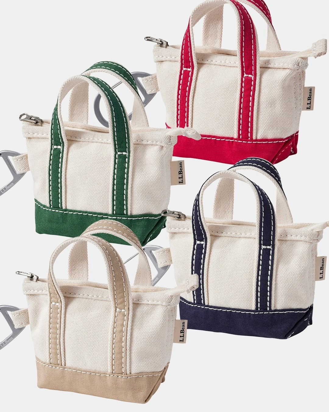 美國｜L.L.Bean Micro Boat and Tote 迷你帆布托特包 共四色