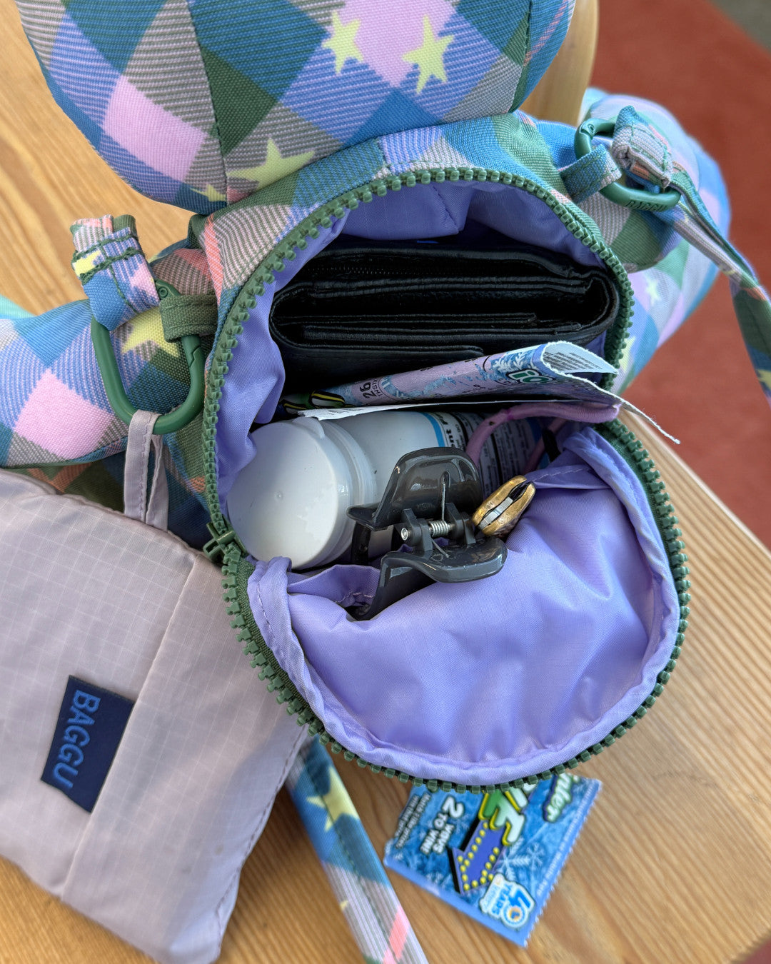 美國｜BAGGU Bear Bag 療癒系 立體泰迪熊寶包 斜背包 共兩色