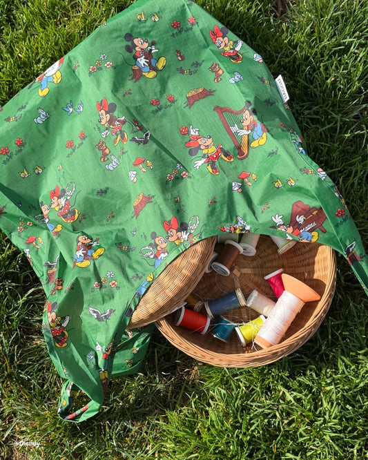 美國｜BAGGU x Disney 迪士尼聯名 Standard 時尚環保購物袋 可折疊 / 可肩背 共兩色