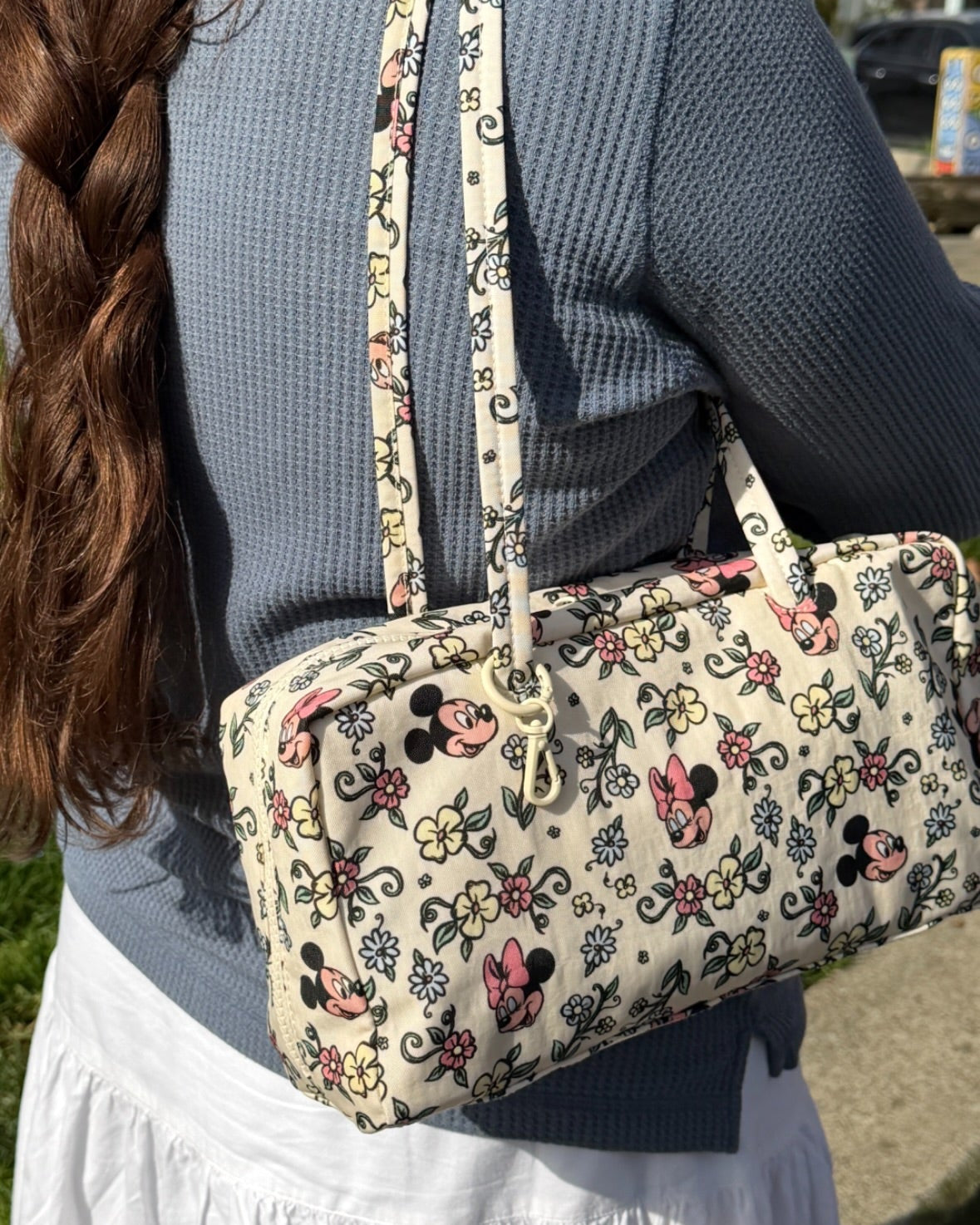 美國｜BAGGU × Disney 迪士尼聯名 Nylon Bowler Bag 保齡球包 / 肩背包 S Size