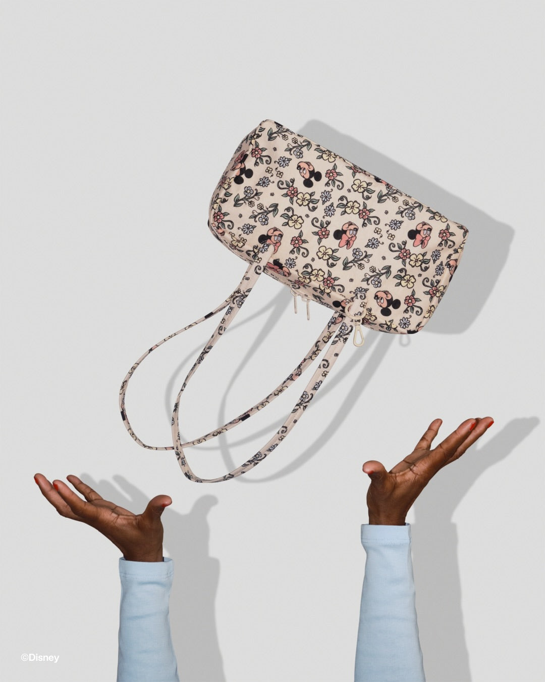 美國｜BAGGU × Disney 迪士尼聯名 Nylon Bowler Bag 保齡球包 / 肩背包 S Size